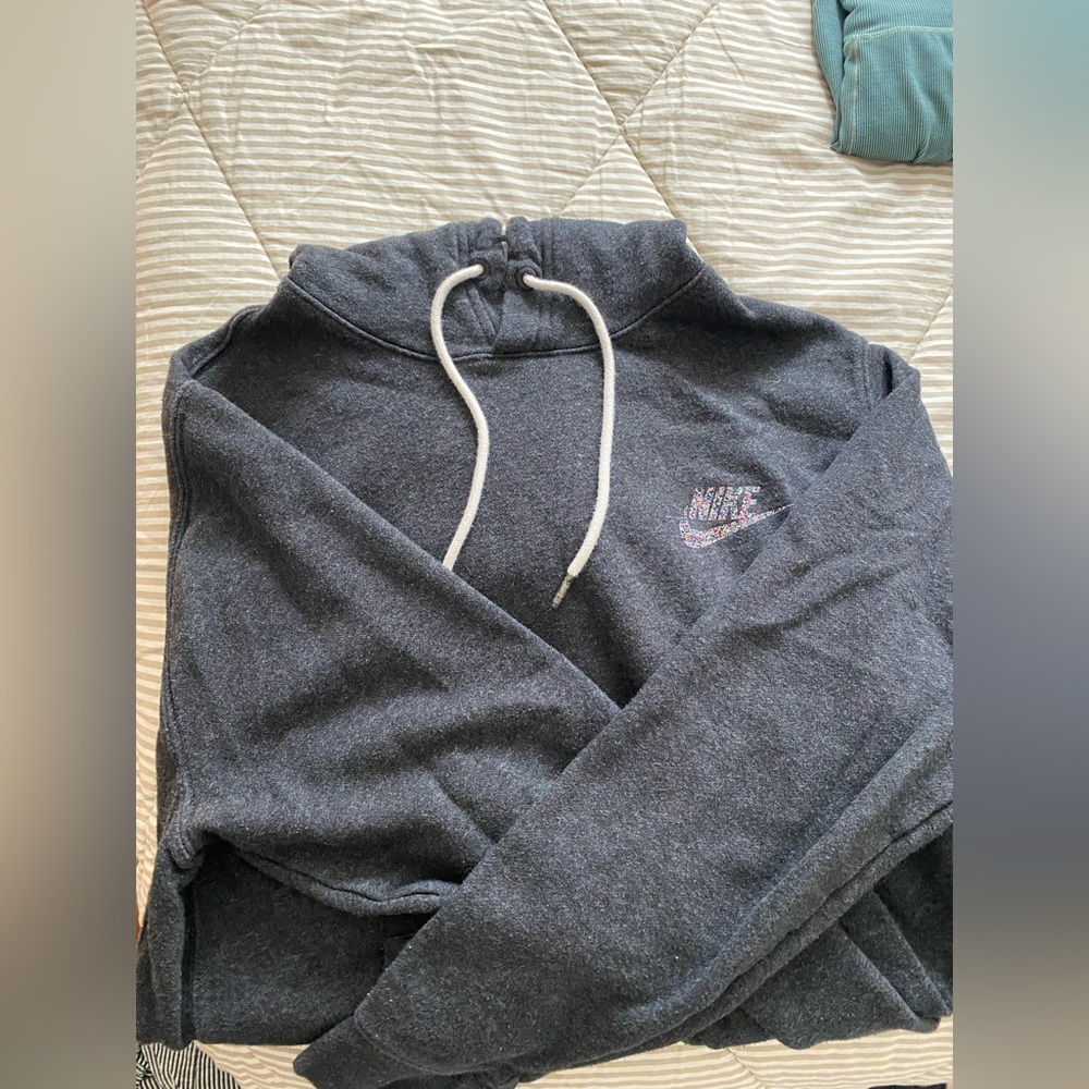 Nike dark gray hoodie, size M
